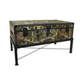 Mossy Oak Trunk on Stand / Coffee Table